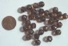 30 8mm Bumpy Speckled Dark Topaz Nuggets